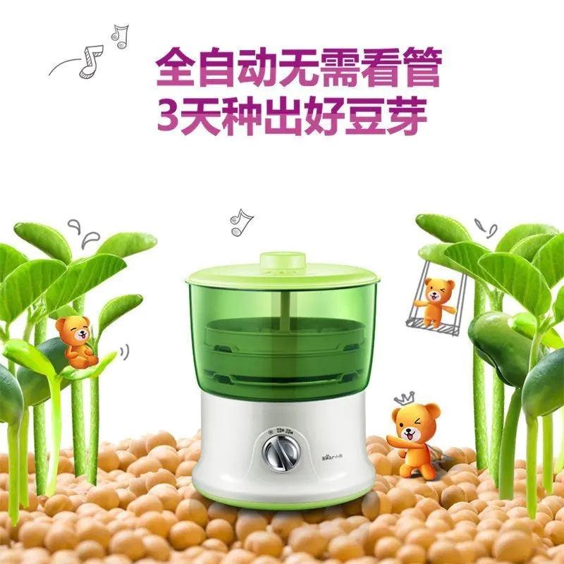 Bear bean sprouts machine DYJ-S6365,household fully automatic multi-function large capacity double-layer design - YOURISHOP.COM