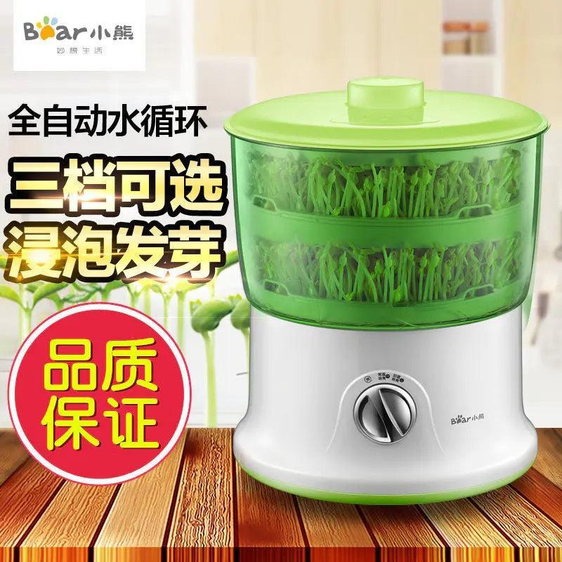Bear bean sprouts machine DYJ-S6365,household fully automatic multi-function large capacity double-layer design - YOURISHOP.COM