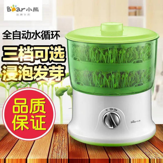 Bear bean sprouts machine DYJ-S6365,household fully automatic multi-function large capacity double-layer design - YOURISHOP.COM