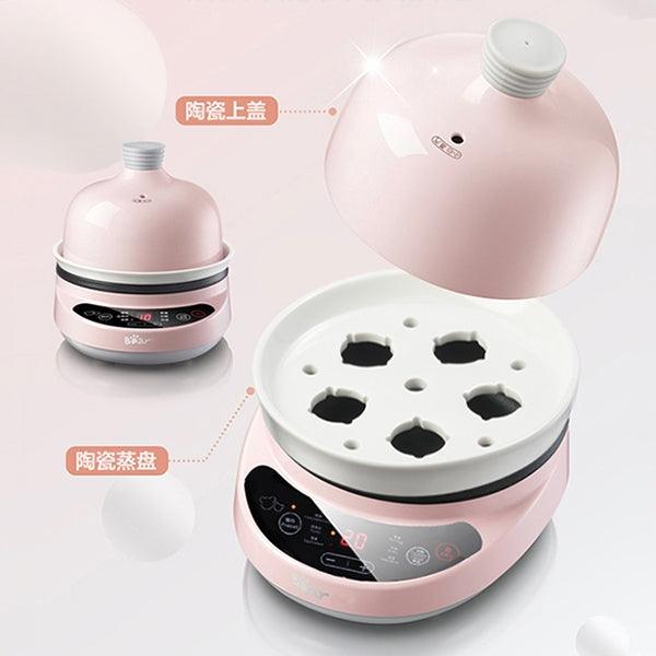 Bear breakfast machine ZDQ-B05C1,multi-function omelette machine and egg cooker with appointment timing pink - YOURISHOP.COM