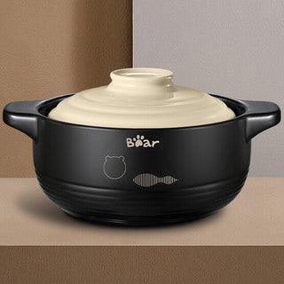 Bear Casserole CP-G0016, 23.5cm, 2.5L, Ceramic, Almond Rice - YOURISHOP.COM
