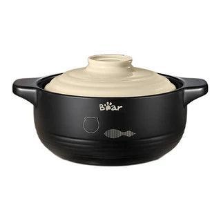Bear Casserole CP-G0016, 23.5cm, 2.5L, Ceramic, Almond Rice - YOURISHOP.COM