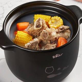 Bear Casserole CP-G0018 ,19cm, 4.5L, Ceramic, Carrot Orange - YOURISHOP.COM