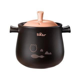 Bear Casserole CP-G0018 ,19cm, 4.5L, Ceramic, Carrot Orange - YOURISHOP.COM