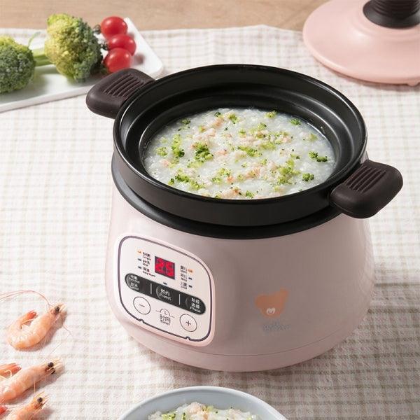 Bear Congee Pot DSG-B08K1,Infant Mini Electric Cooker Ceramic 0.8L - YOURISHOP.COM