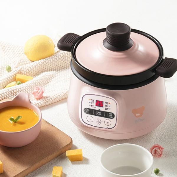 Bear Congee Pot DSG-B08K1,Infant Mini Electric Cooker Ceramic 0.8L - YOURISHOP.COM