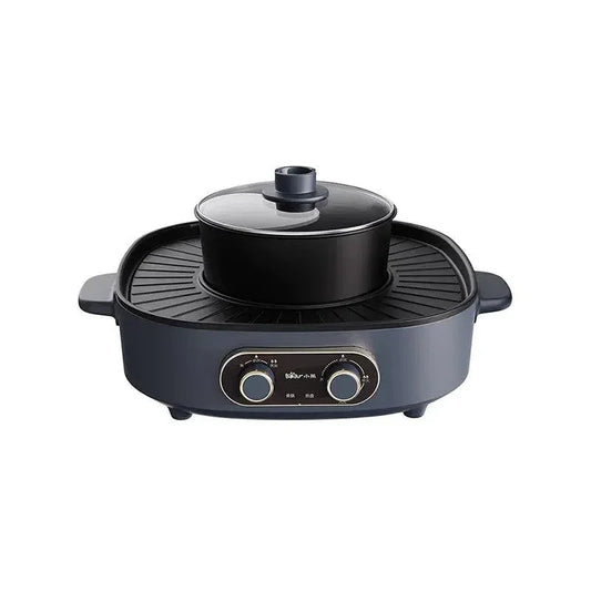 Bear Electrc HotPot DHG-B17C1,2 in 1 with Grill - YOURISHOP.COM