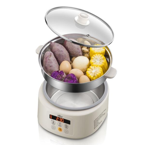 Bear electric steamer DQG-A30C1, household multi-function natural ceramic distillation cooking 3L - YOURISHOP.COM