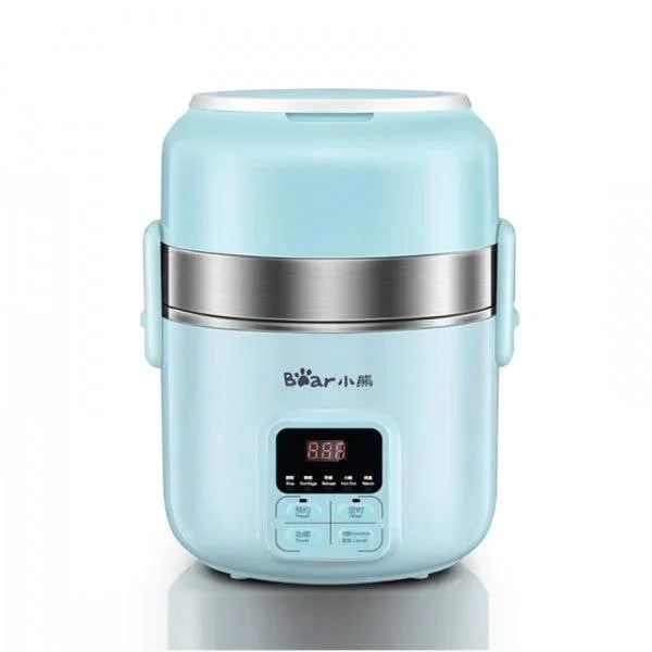 Bear Lunch Box DFH-B20J1,Mini Rice Cooker Electric Hot Pot Plug-in Electric Steaming Heating 2L - YOURISHOP.COM