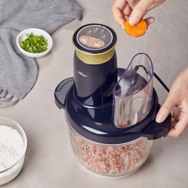 Bear meat grinder QSJ-B03R2,home electric chopper with intelligent control automatic cleaning 2L - YOURISHOP.COM