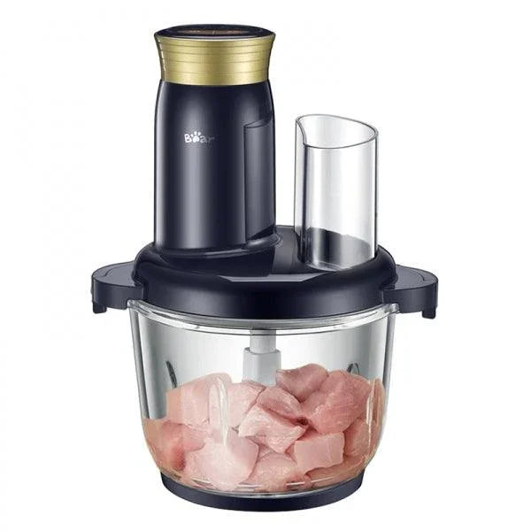 Bear meat grinder QSJ-B03R2,home electric chopper with intelligent control automatic cleaning 2L - YOURISHOP.COM