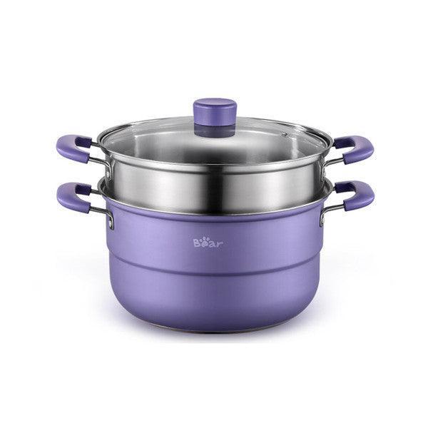 Bear Steamer CP-G0021-S01, 26cm, 2 layers, stainless steel - YOURISHOP.COM