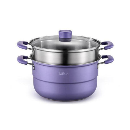 Bear Steamer CP-G0021-S01, 26cm, 2 layers, stainless steel - YOURISHOP.COM
