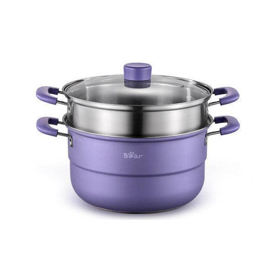 Bear Steamer CP-G0021-S01, 26cm, 2 layers, stainless steel - YOURISHOP.COM