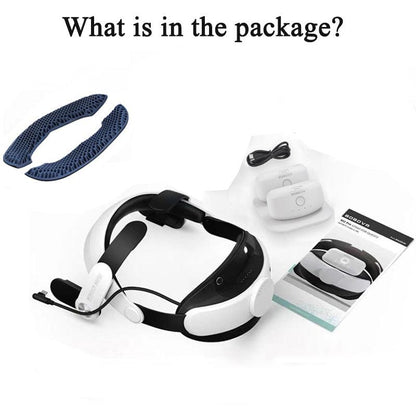 BOBOVR M2 Pro+ Twi Battery Head Strap Compatible with Oculus Quest2 with Ultra-Thin Twin Charger Station Chaging Replace Battery - YOURISHOP.COM