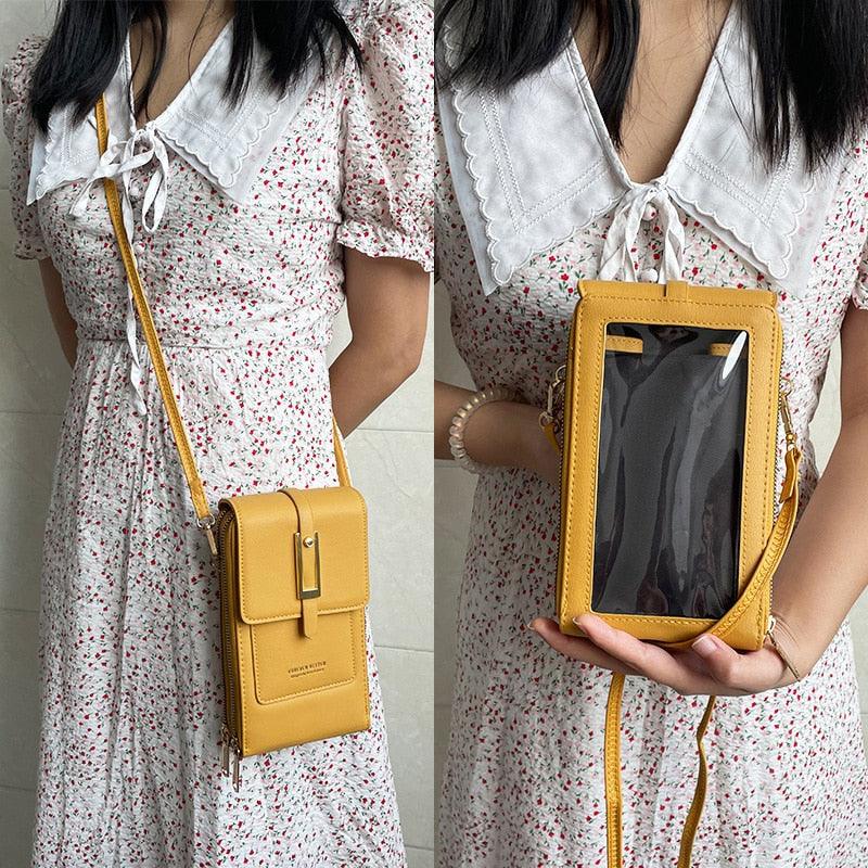Brand Designer Mini Women Shoulder Bags PU Leather Phone Crossbody Bag Ladies Purse Zipper Clutch Female Small Messenger Bag NEW - YOURISHOP.COM
