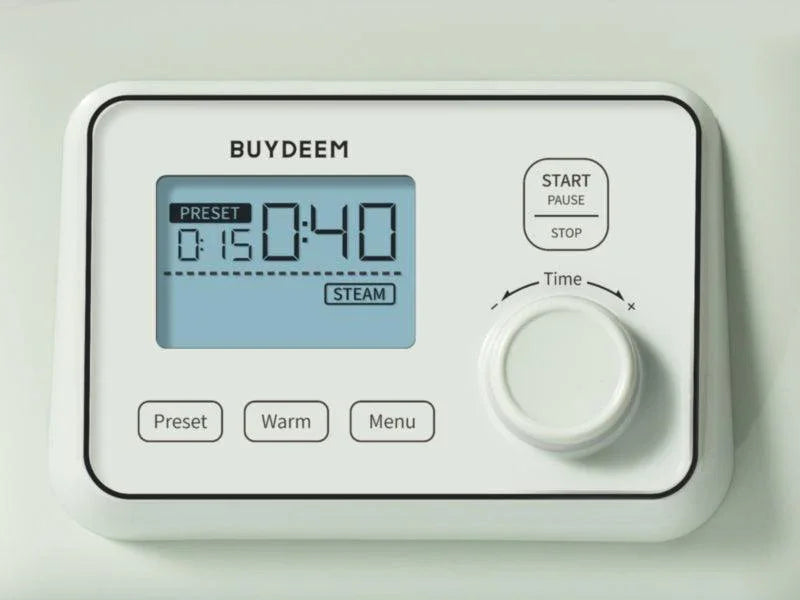 BUYDEEM Electric Steamer G563-A501 | 2 Tire Stainless Steel Steamer | 1500W - YOURISHOP.COM