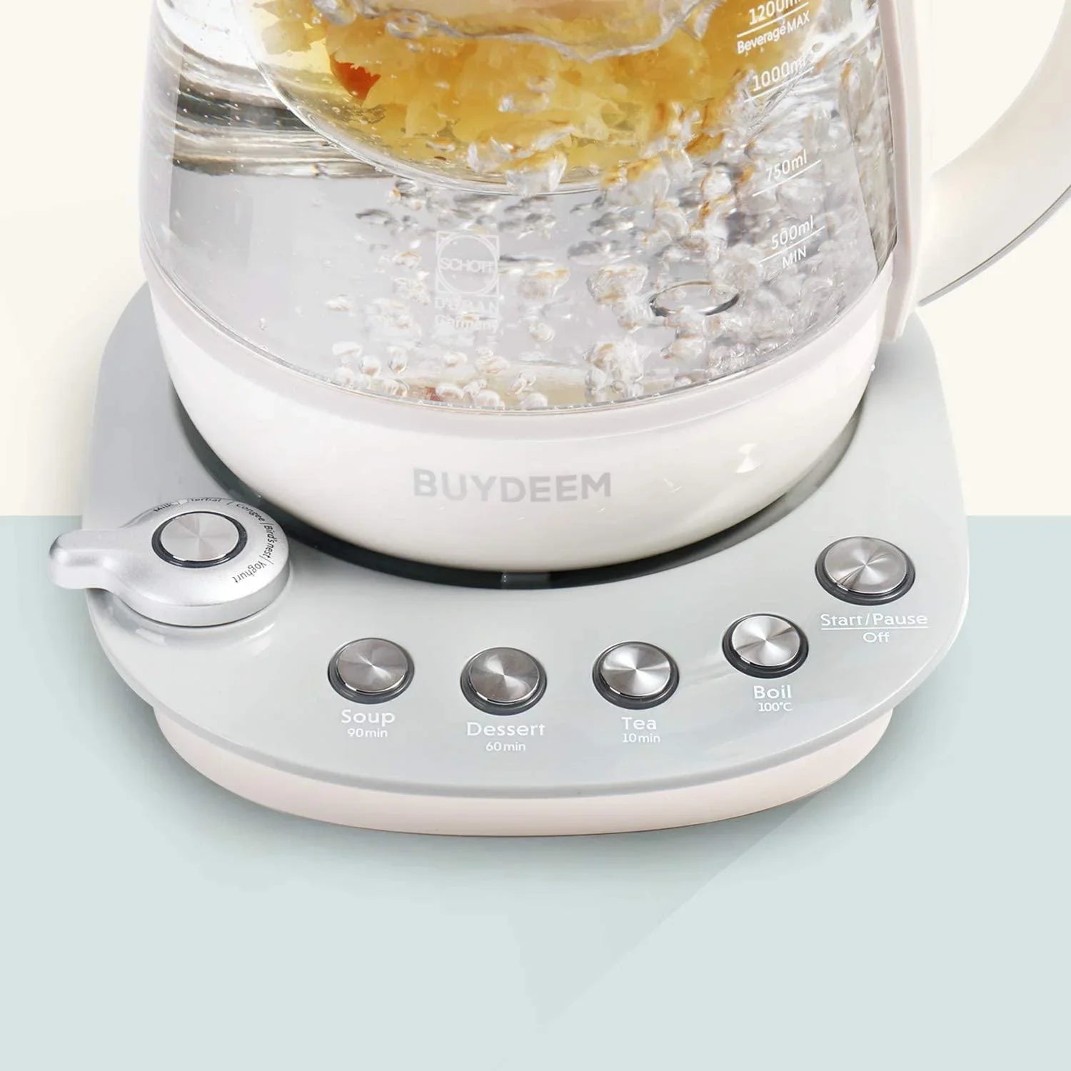 BUYDEEM Healthy Kettle K2683, 9-in-1 Programmable Brew Cooker Master, 1.5 L - YOURISHOP.COM