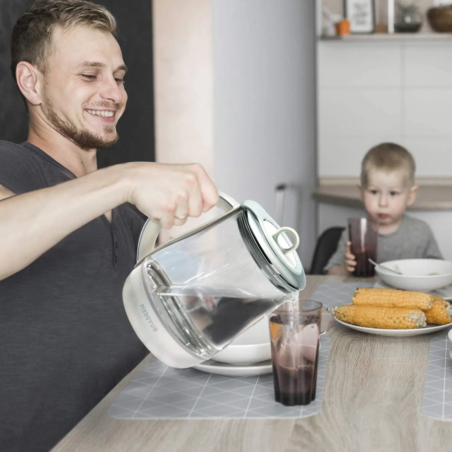 BUYDEEM Healthy Kettle K2683, 9-in-1 Programmable Brew Cooker Master, 1.5 L - YOURISHOP.COM