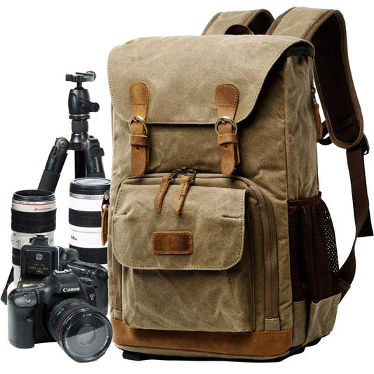 camera bag Canvas Batik Waterproof Photography Outdoor Wear-resistant Large Photo Camera for Fujifilm Nikon Canon Sony Backpack - YOURISHOP.COM