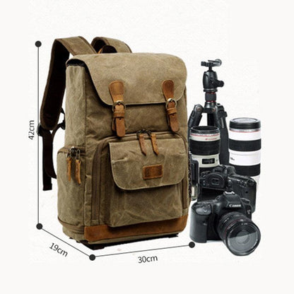 camera bag Canvas Batik Waterproof Photography Outdoor Wear-resistant Large Photo Camera for Fujifilm Nikon Canon Sony Backpack - YOURISHOP.COM