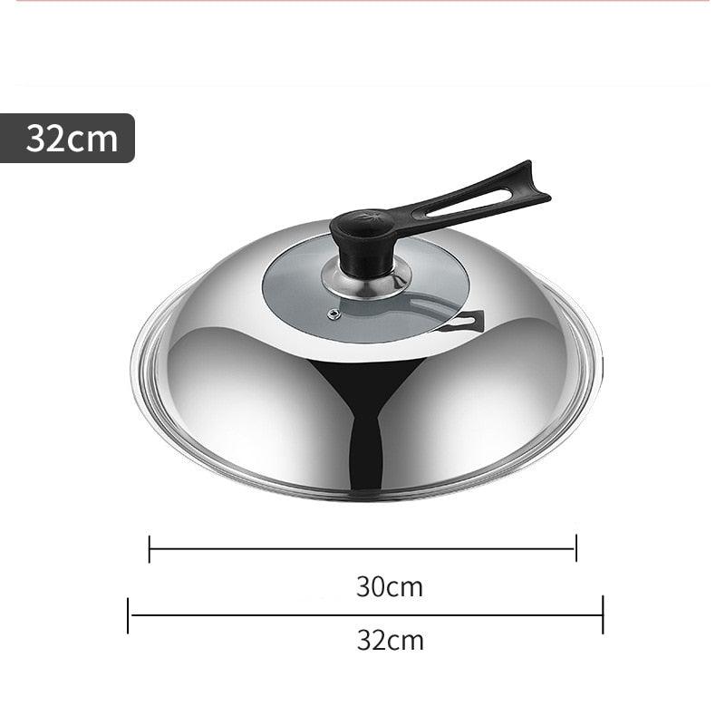 Chinese Traditional Handmade Iron Wok Non-stick Pan Non-coating Gas and Induction Cooker Cookware Kitchen pot pans - YOURISHOP.COM