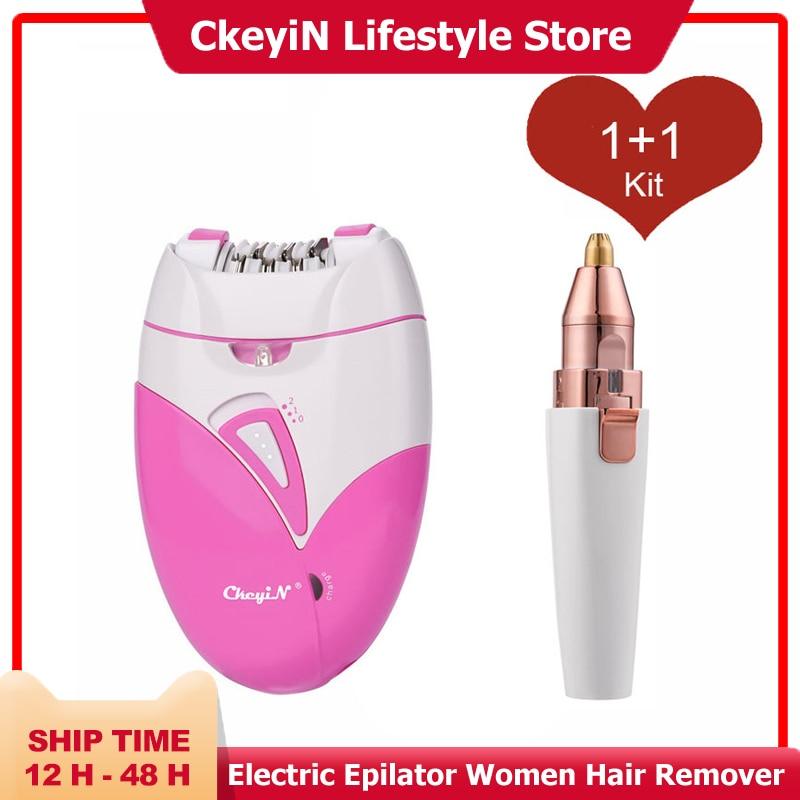 CkeyiN Electric Epilator USB Charging Shaver Stainless Steel Blade Women Hair Remover Professional Painless Shaving Machine - YOURISHOP.COM