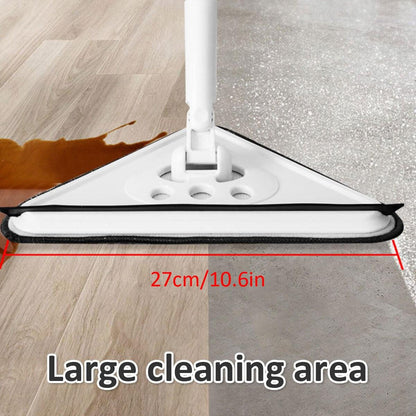 Cleaning Mop 360° Rotatable Adjustable Length Triangular Mop Soft Super Water Absorption Dry and Wet Wall Cleaning Mop for Floor - YOURISHOP.COM