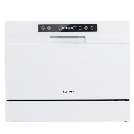 Compact Countertop Dishwasher FP10217,with 6 Place Settings and 5 Washing Programs - YOURISHOP.COM
