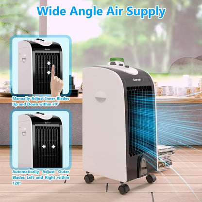 COSTWAY 3-in-1 Evaporative Cooler, Portable Air Cooler EP23667 - YOURISHOP.COM