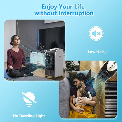 COSTWAY 3-in-1 Evaporative Cooler, Portable Air Cooler EP23667 - YOURISHOP.COM