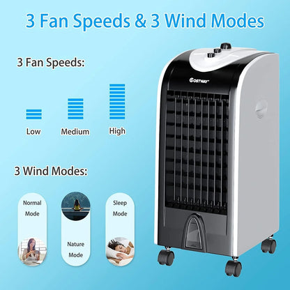 COSTWAY 3-in-1 Evaporative Cooler, Portable Air Cooler EP23667 - YOURISHOP.COM
