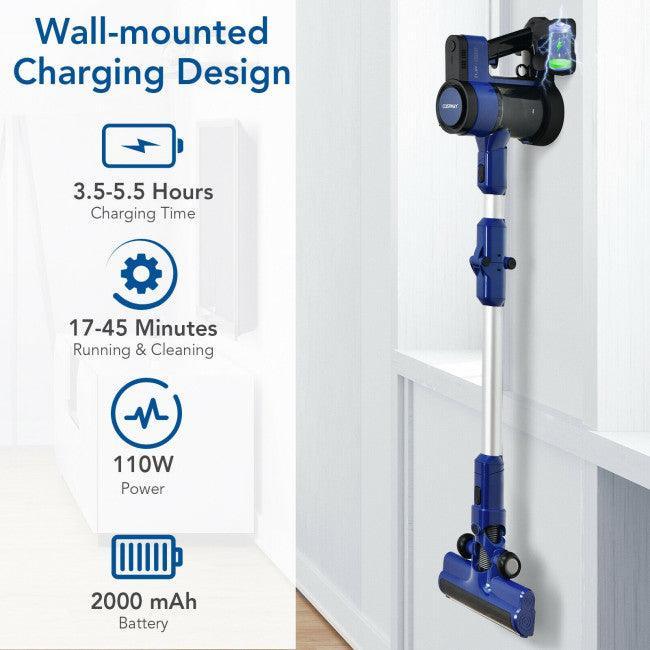 Costway 3-in-1 Handheld Cordless Stick Vacuum Cleaner with 6-cell Lithium Battery 21859643 - YOURISHOP.COM
