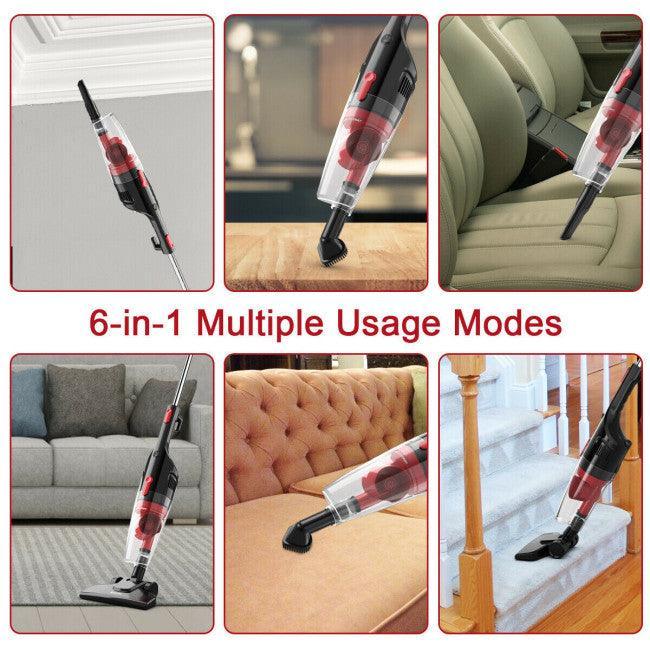 Costway 6-in-1 600W Corded Handheld Stick Vacuum Cleaner 38029571 - YOURISHOP.COM