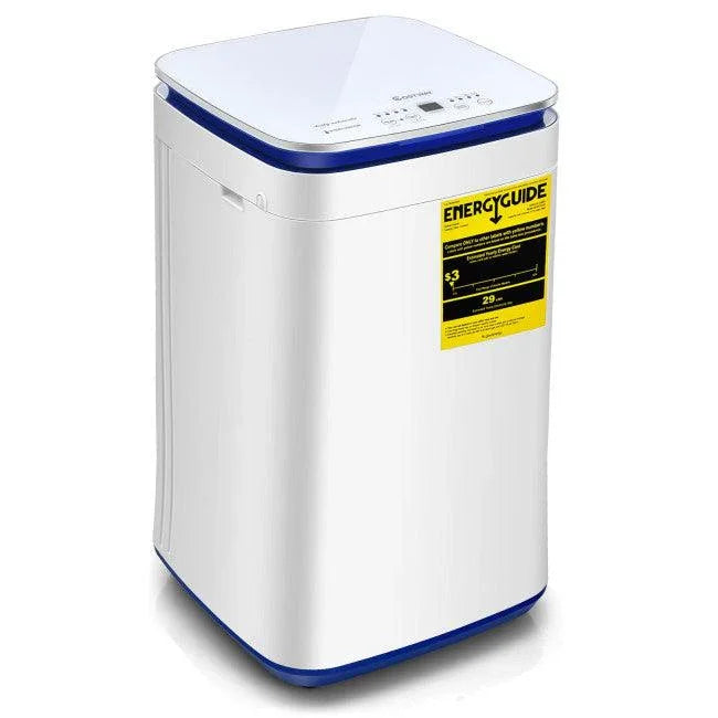 Costway 7.7 lbs Compact Full Automatic Washing Machine 42803791 with Heating Function Pump - YOURISHOP.COM