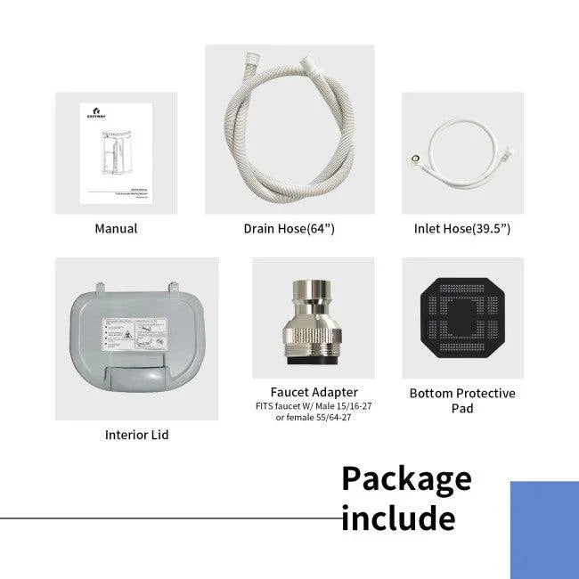 Costway 7.7 lbs Compact Full Automatic Washing Machine 42803791 with Heating Function Pump - YOURISHOP.COM