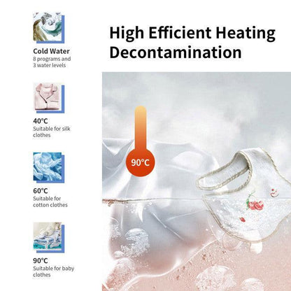 Costway 7.7 lbs Compact Full Automatic Washing Machine 42803791 with Heating Function Pump - YOURISHOP.COM