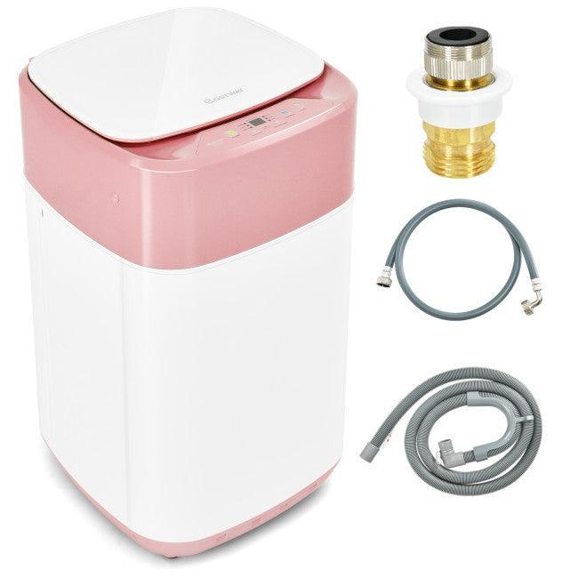 Costway 7lbs Portable Fully Automatic Washing Machine with Drain Pump 94853102 - YOURISHOP.COM
