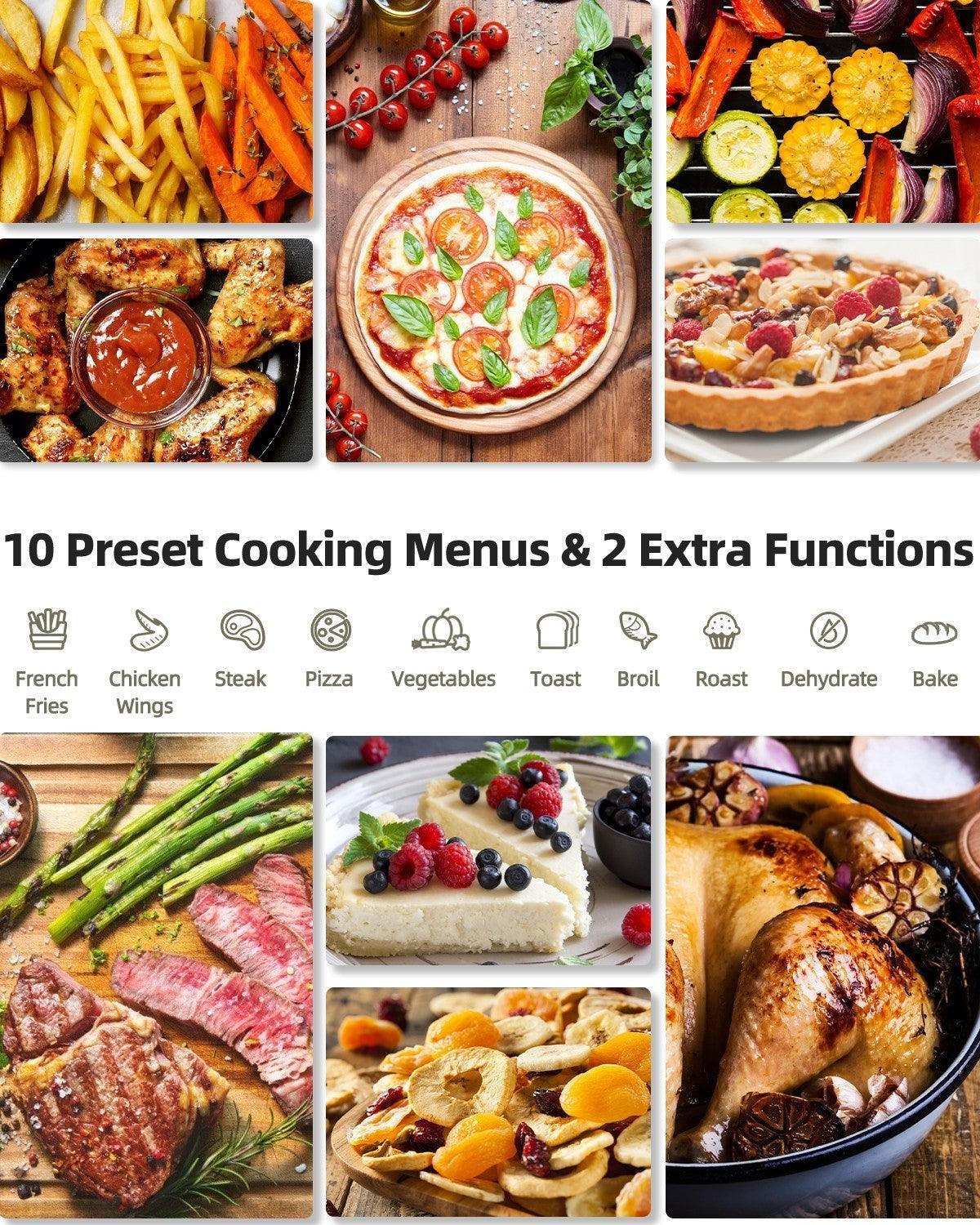 Costway EP24944: 10-in-1 Air Fryer, 26.4 Qt 1800W - YOURISHOP.COM