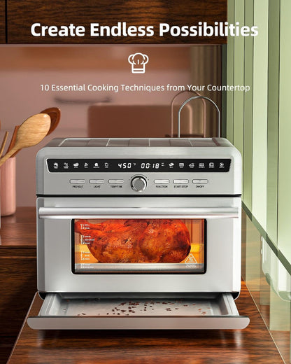 10-in-1 Air Fryer EP24944, Toaster Oven with Recipe - YOURISHOP.COM