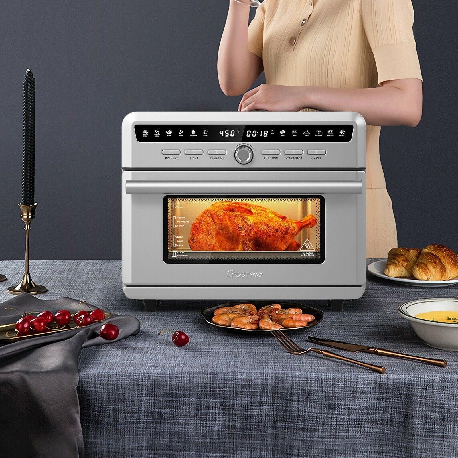 10-in-1 Air Fryer EP24944, Toaster Oven with Recipe,26.4 Qt 1800W - YOURISHOP.COM