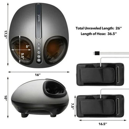 Costway Foot Massager Machine with Heat and Calf Air Bag 09643785 - YOURISHOP.COM