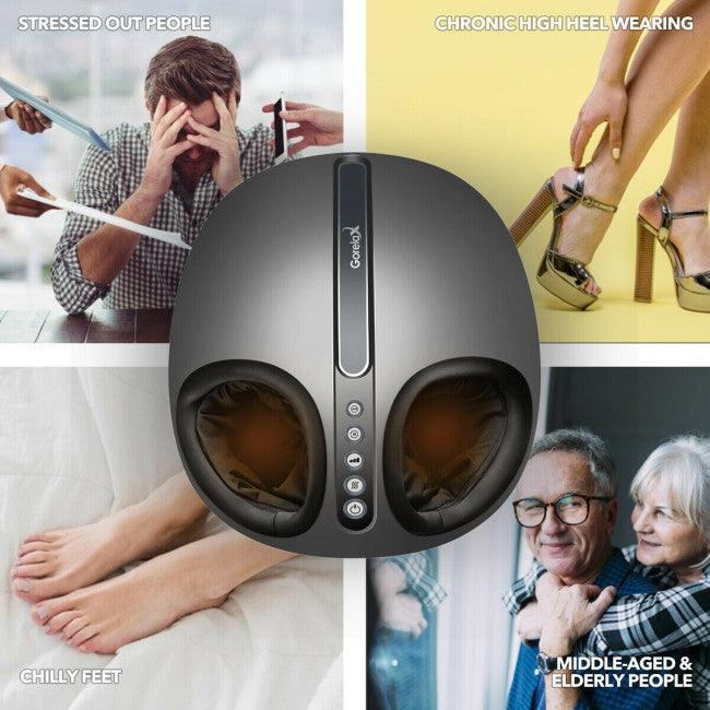 Costway Foot Massager Machine with Heat and Calf Air Bag 09643785 - YOURISHOP.COM