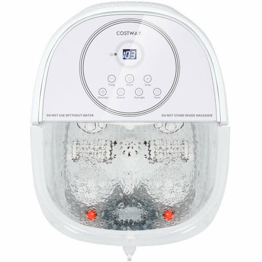 Costway Foot Spa Bath Massager with 3-Angle Shower 40972681 - YOURISHOP.COM