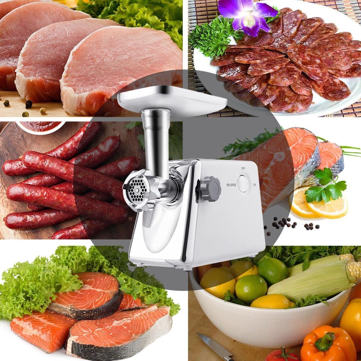 Costway Meat Grinder KC35764,Electric Steel Industrial,1300W - YOURISHOP.COM