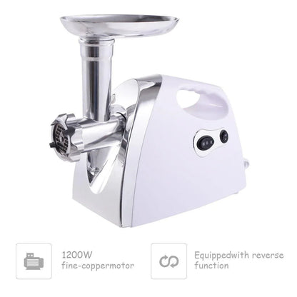 Costway Meat Grinder KC51951US,Electric 1200W Sausage Stuffer Maker - YOURISHOP.COM