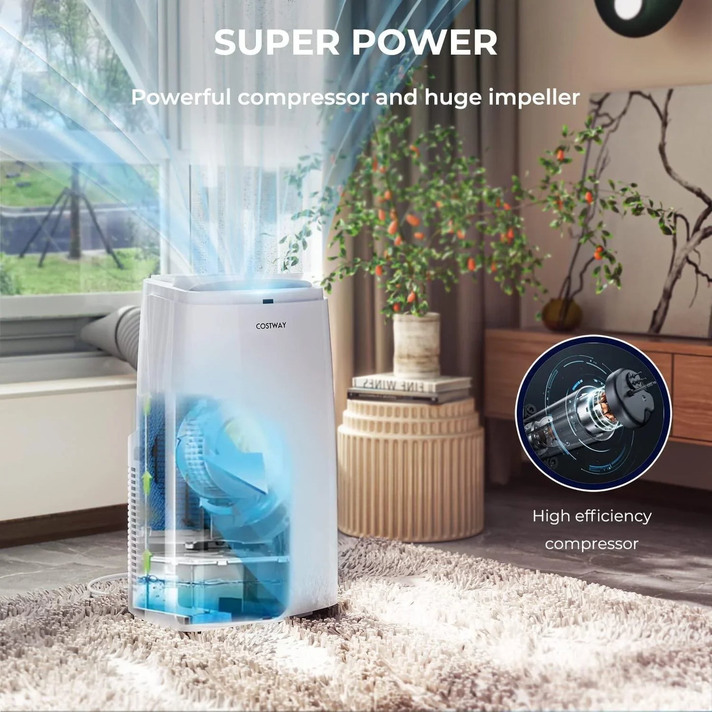 COSTWAY Portable Air Conditioner CPAC120000 - YOURISHOP.COM