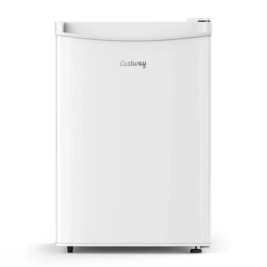 Costway Refrigerator EP24435US, Compact Single Door with Freezer 2.5 Cu Ft - YOURISHOP.COM