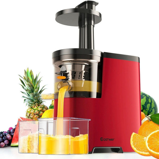 Costway Slow Juicer EP24000US,Fruit Vegetable Masticating Cold Press Extractor - YOURISHOP.COM
