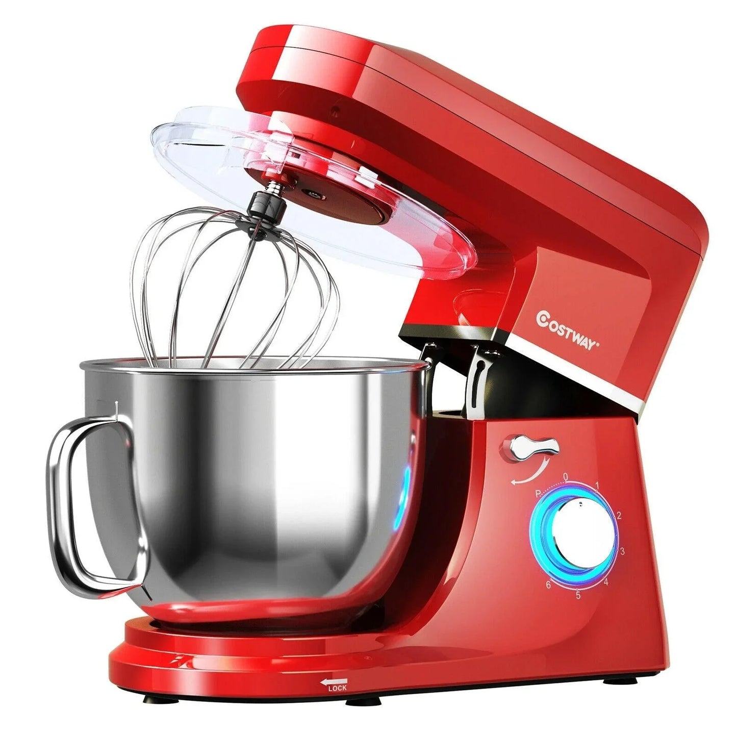 Costway Stand Mixer 96851023，7.5 QT Tilt-Head with Dough Hook Beater,6 Speed 660W - YOURISHOP.COM